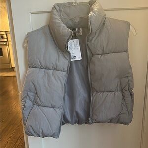 Gray Puffer Vest
